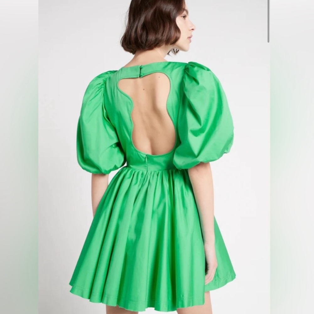 🩷AJE 🩷Colette Abstract Cut Out Mini Dress, In Grass Green, AU 4/ US 0